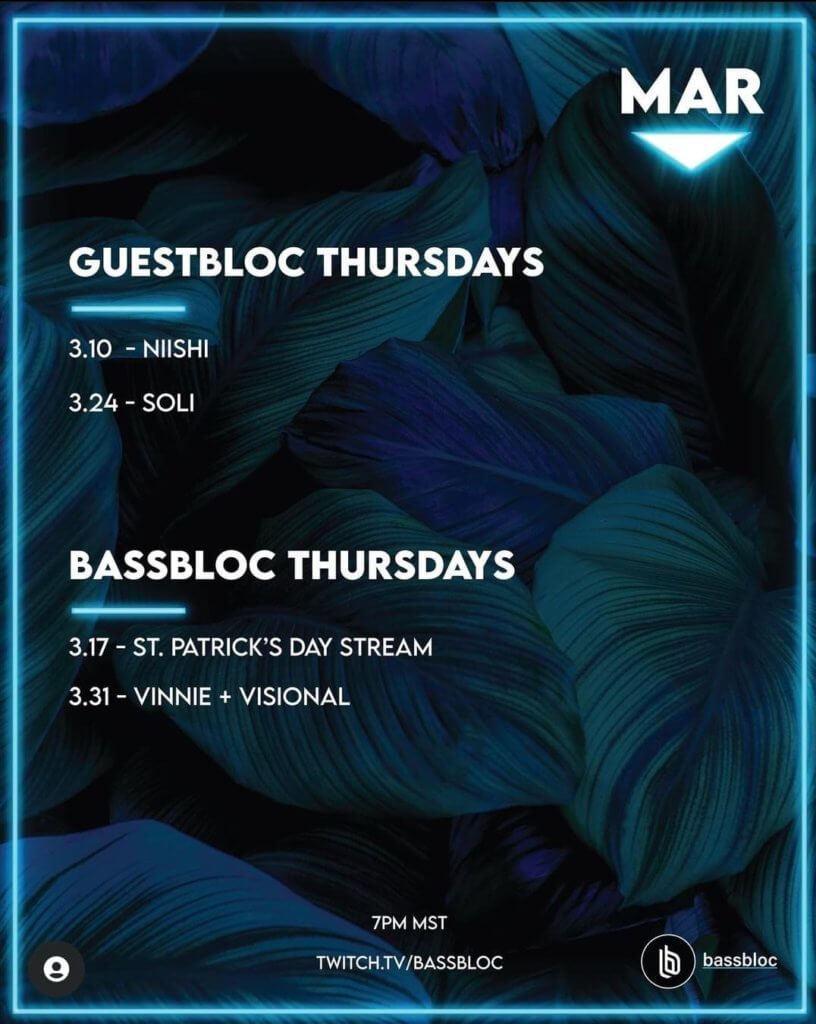 SOLI (USA) Live on BassBloc – March 2022